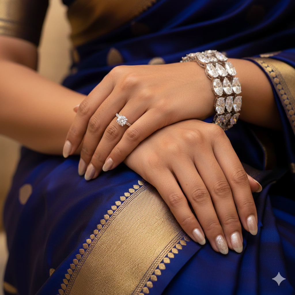 Diamanté Bangles & Bracelets