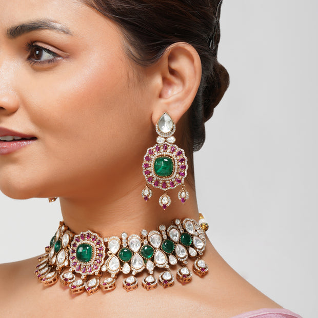 Gulposh Polki Necklace