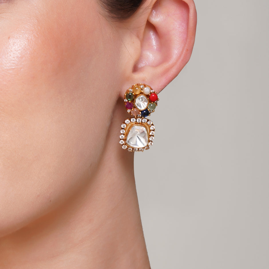 Aahana Multi  Kundan Necklace Set