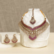 Sowmya Ruby  Kundan Necklace Set