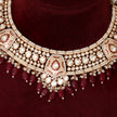 Purnima Ruby Kundan Meena Kundan Necklace Set
