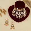 Suhasini Pestel Kundan   Necklace Set
