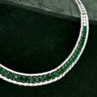 Nandini Emerald Green Necklace Set